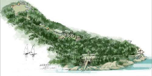 庐山西海性文化岛规划设计